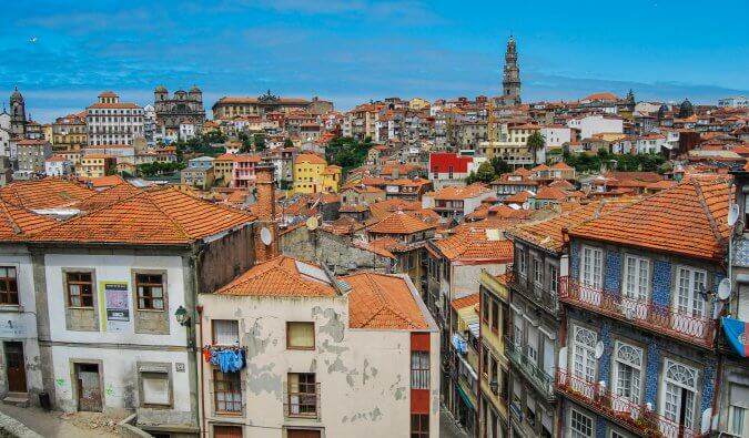 areal image of a residential area in Portugal